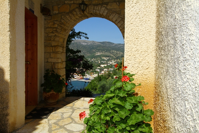 View from entrance of Villa